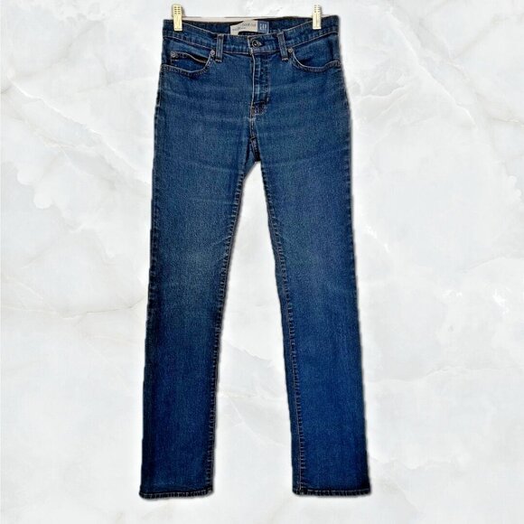 Gap Denim - GAP Women's Blue Botom Mid Rise Modern Boot Cut Jeans Stretch Pant Size 4